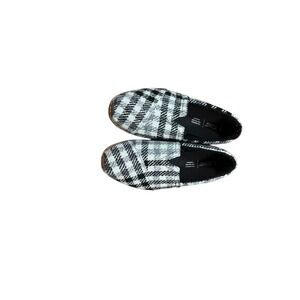 TOMS Plaid Alpargata Slip On Casual‎ Shoes Comfortable Loafers Women's 8